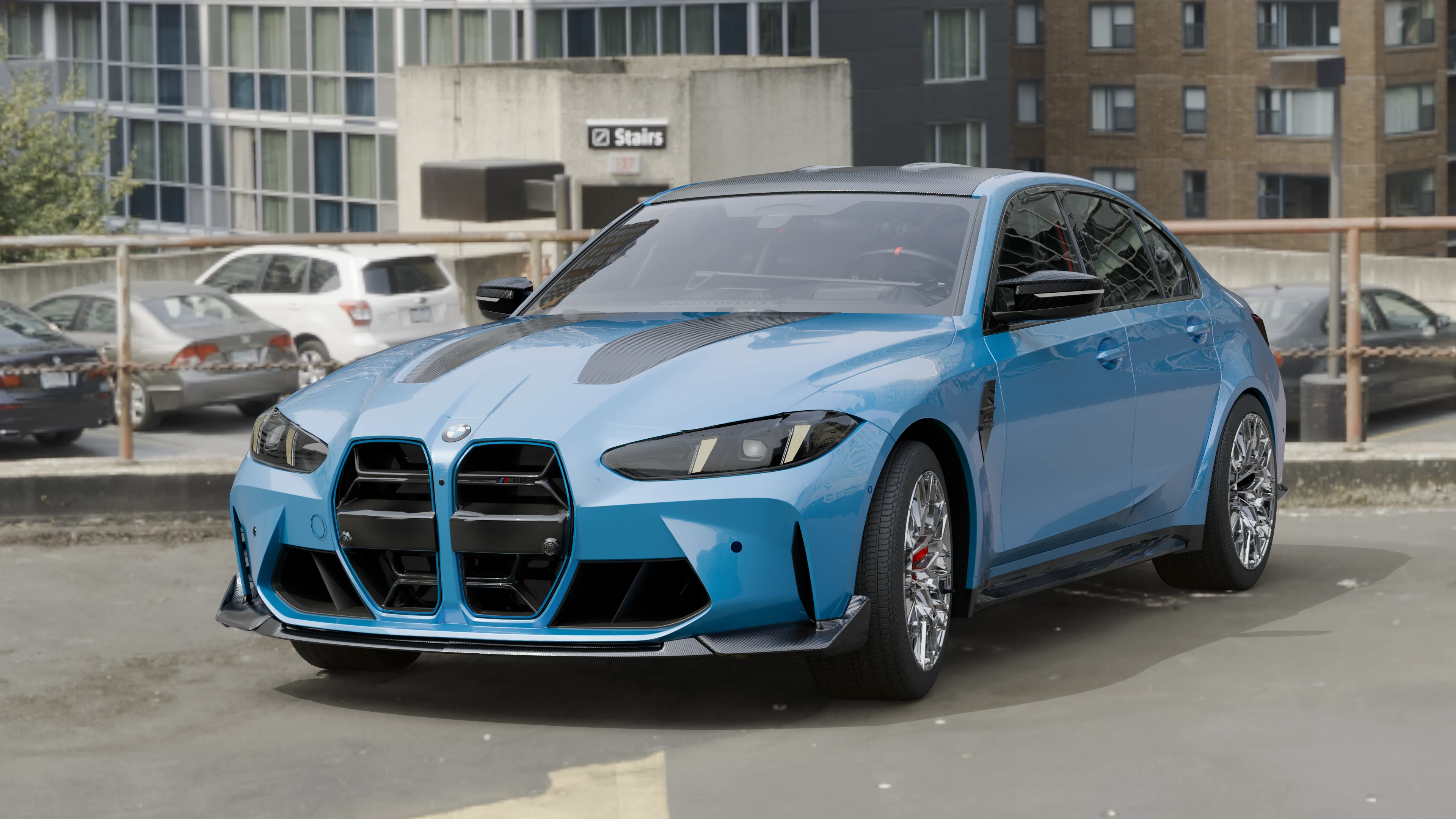 Daylight environment study, first grille variation